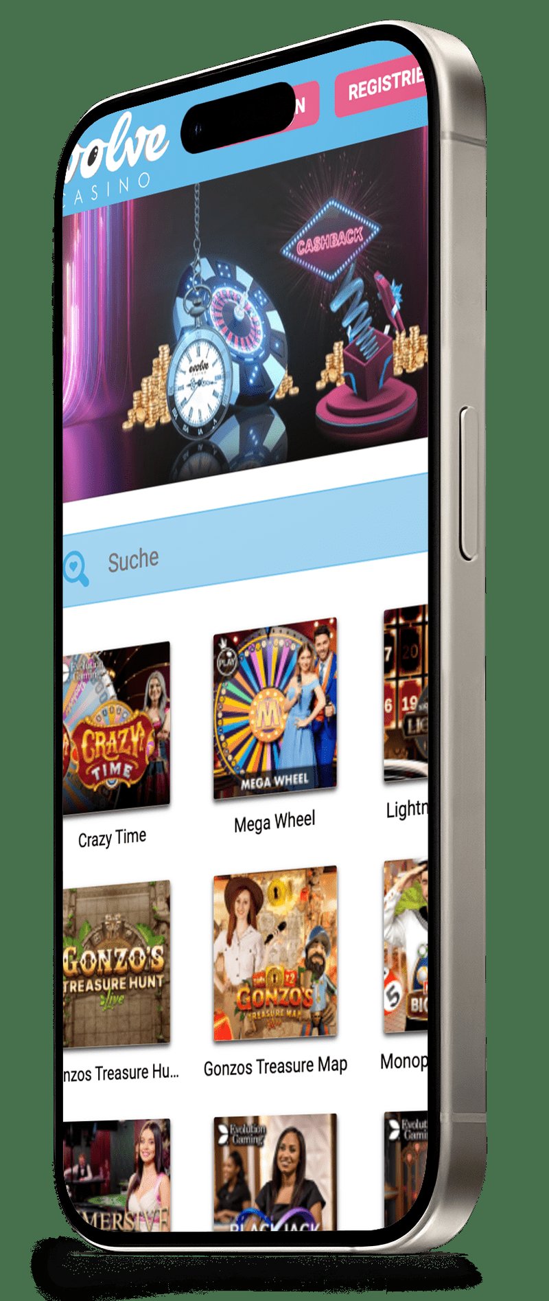 Evolve casino, casino en ligne evolve casino